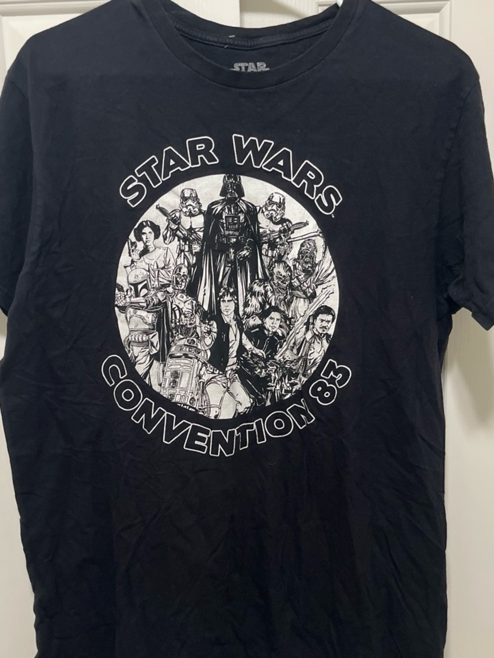 Star Wars Black Graphic 'Convention 83' Tee